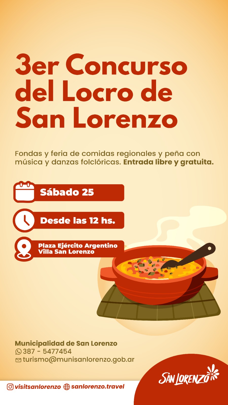 3° Concurso del Locro de San Lorenzo