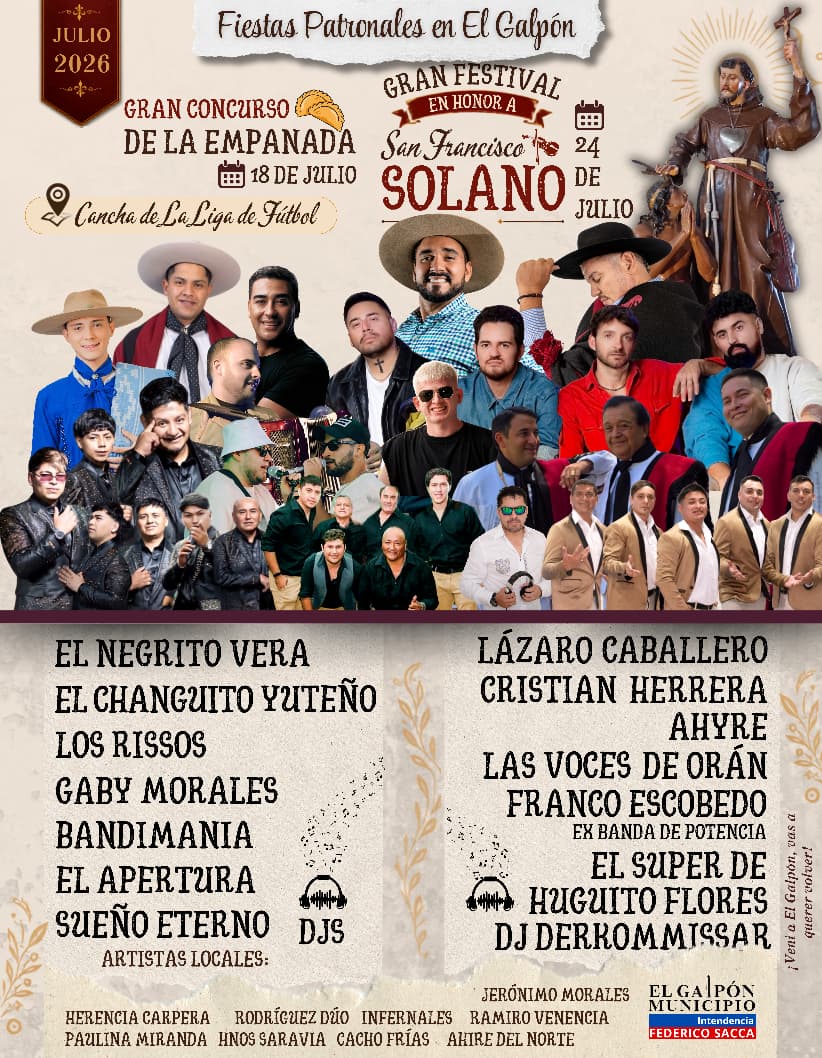 Gran Festival en honor a San Francisco Solano