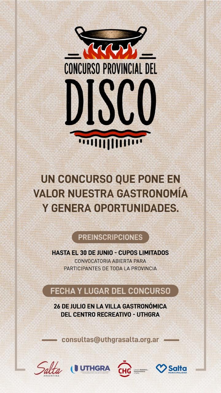 Concurso Provincial de la Cocina al Disco
