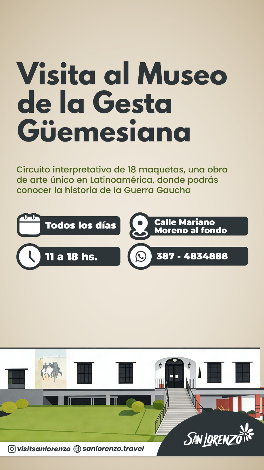 Visitas al Museo Didáctico de la Gesta Güemesiana y Gaucha