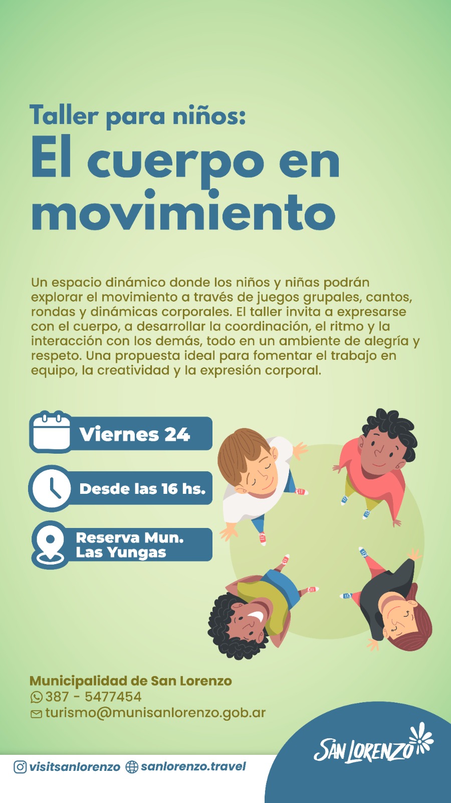 Taller para niños: El cuerpo en movimiento