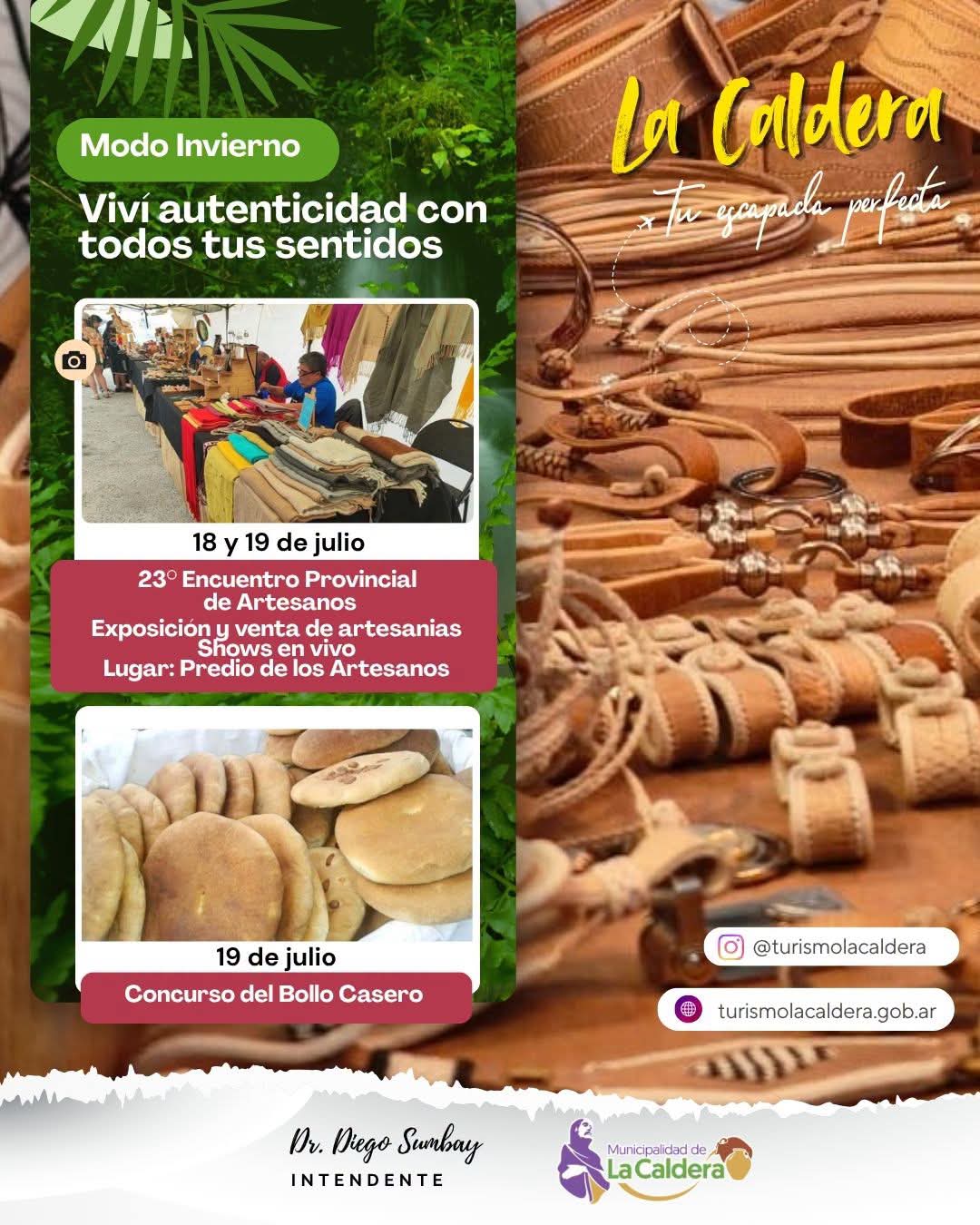 23° Encuentro Provincial de Artesanos y Concurso del Bollo Casero