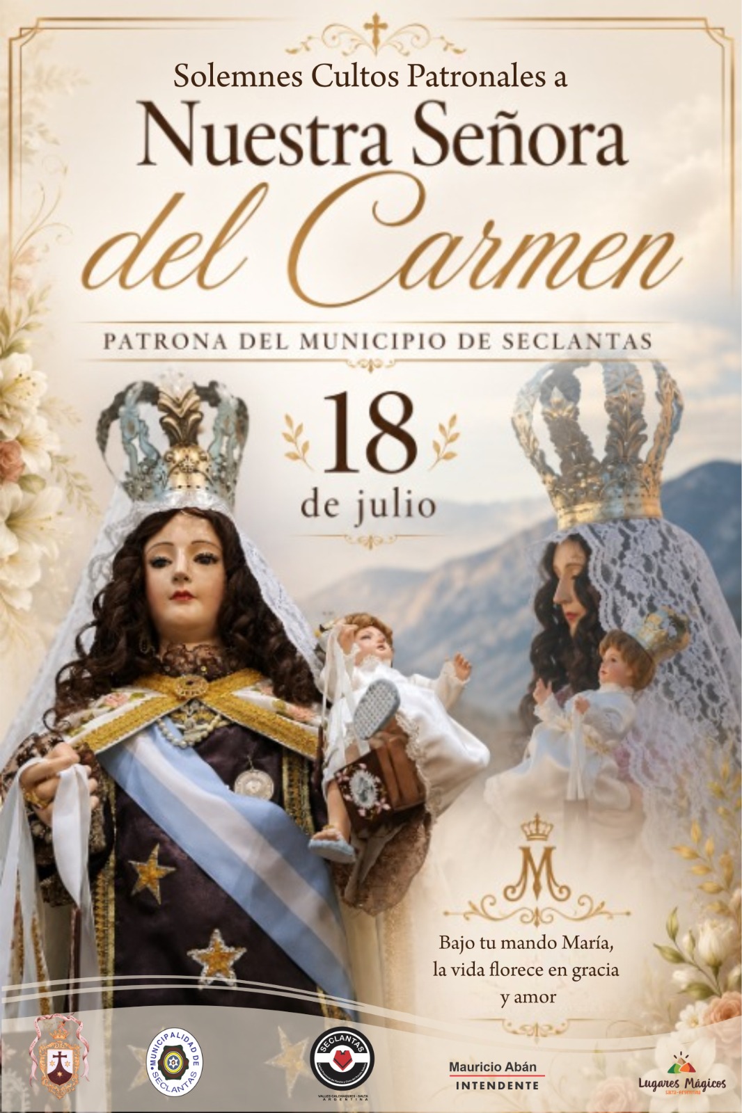Solemnes Cultos Patronales a Nuestra Señora del Carmen