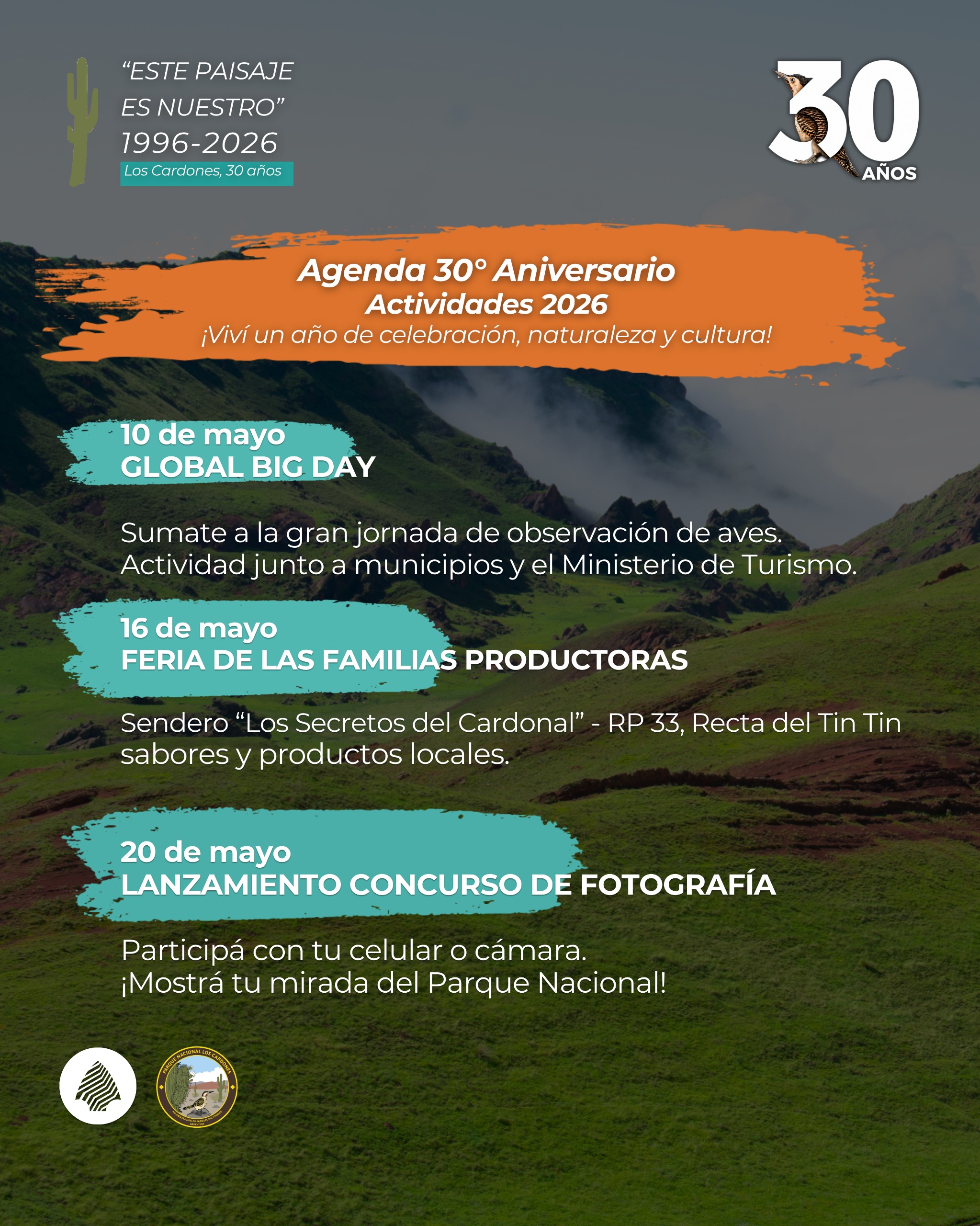 30 Aniversario Parque Nacionales Los Cardones